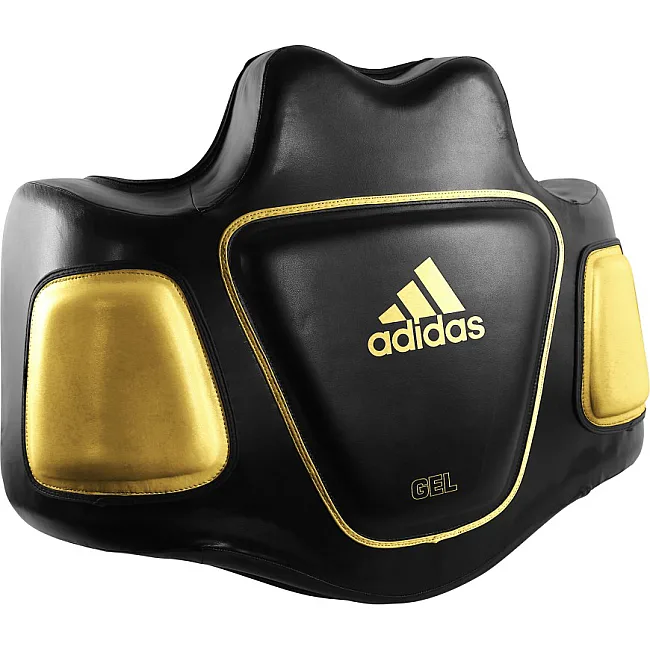 Тренерский жилет Adidas Super Body Protector (черно-золотой, ADISBP01gold)