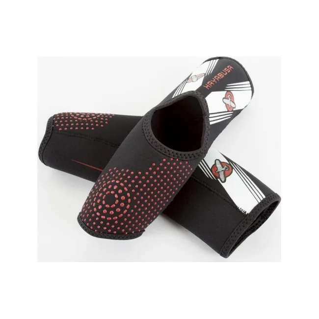 Защита голеностопа Hayabusa Ashi Footgrips Black-Red