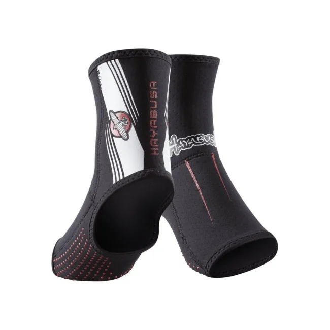 Защита голеностопа Hayabusa Ashi Footgrips Black-Red