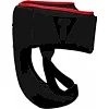 Защита паха Title Leather Solar Groin Protector Black Red