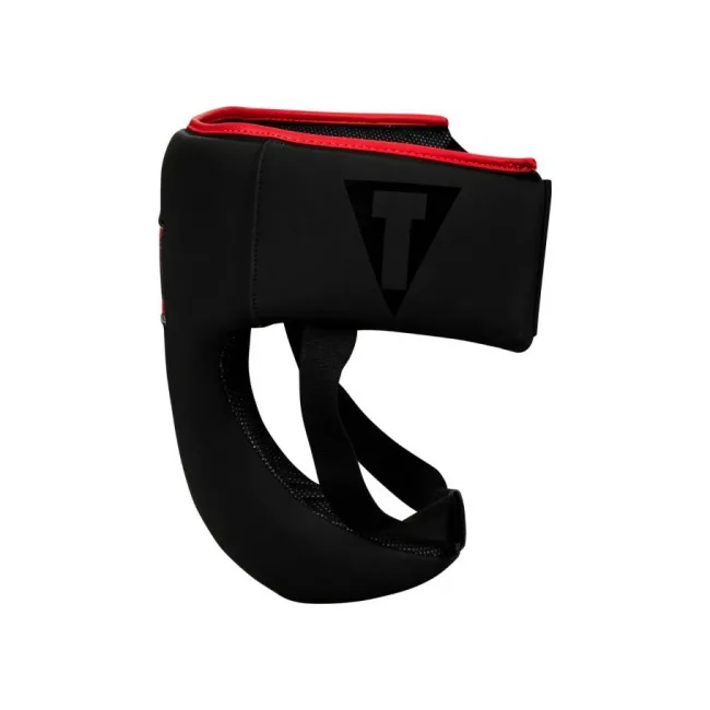 Защита паха Title Leather Solar Groin Protector Black Red