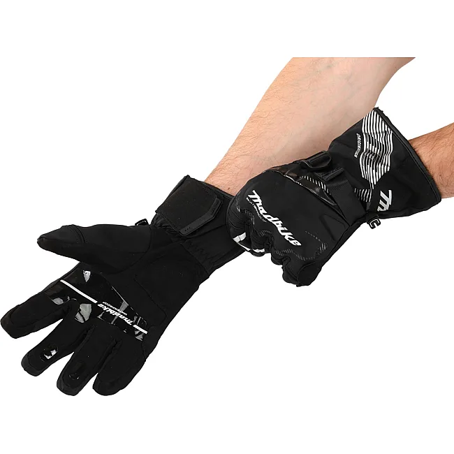 Зимние перчатки для мотоцикла
 MADBIKE MAD-65 (Черный-серый)