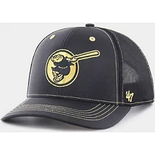 Кепка-тракер 47 Brand MLB SAN DIEGO PADRES XRAY черный, желтый OSFA