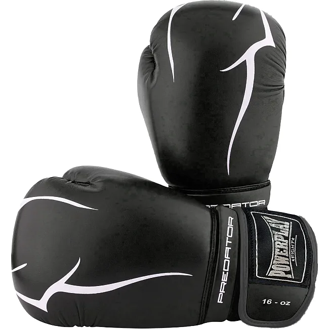 Боксерские перчатки PowerPlay 3018 Jaguar Черные