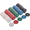 Набор для покера в металлической коробке Texas Holdem Poker set SP-SPORT
 200T 200 фишек