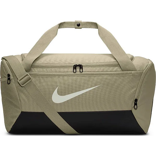 Сумка Nike NK BRSLA S DUFF – 9.5 41L бежевый, черный 51 x 28 х 28 см