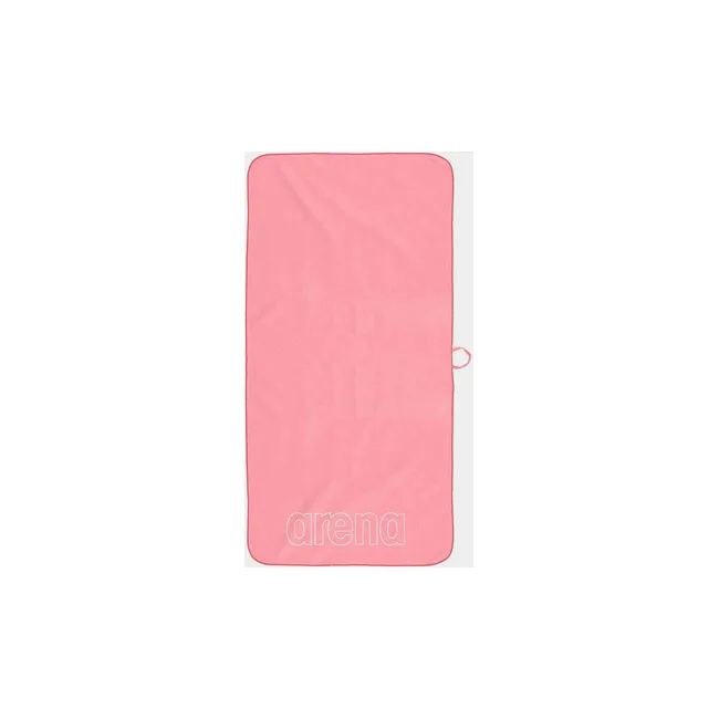 Полотенце Arena SMART PLUS GYM TOWEL розовое, белое 100х50 см