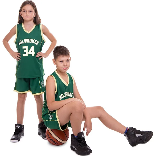 Детская баскетбольная форма
 NBA клуб Milwaukee Bucks 34 BA-0971