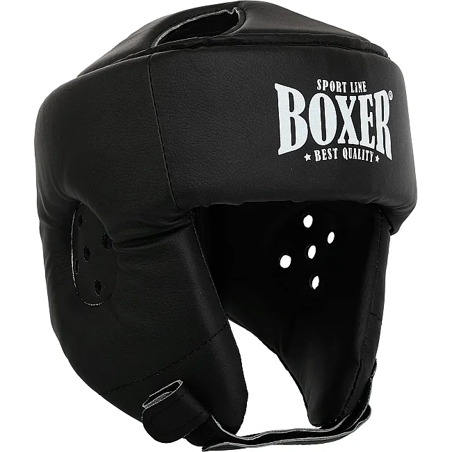 Боксерский шлем с защитой макушки
 искусственная кожа BOXER

 2030-N (Синий)
