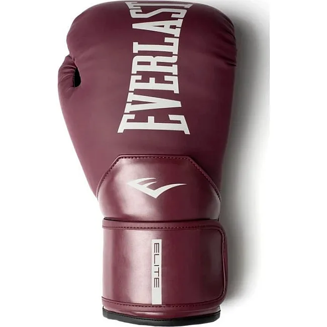 Боксерські рукавиці Everlast ELITE 2 BOXING GLOVES бордовий 16 унцій