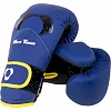 Перчатки для бокса PU HARD TOUCH BO-7375 (Синий-желтый)