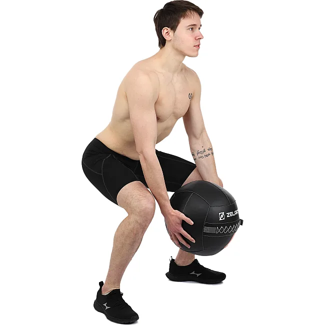 Мяч набивной медицинский для кроссфита WALL BALL ZELART
 TA-7822-7 вес-7кг