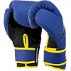Перчатки для бокса PU HARD TOUCH BO-7375 (Синий-желтый)