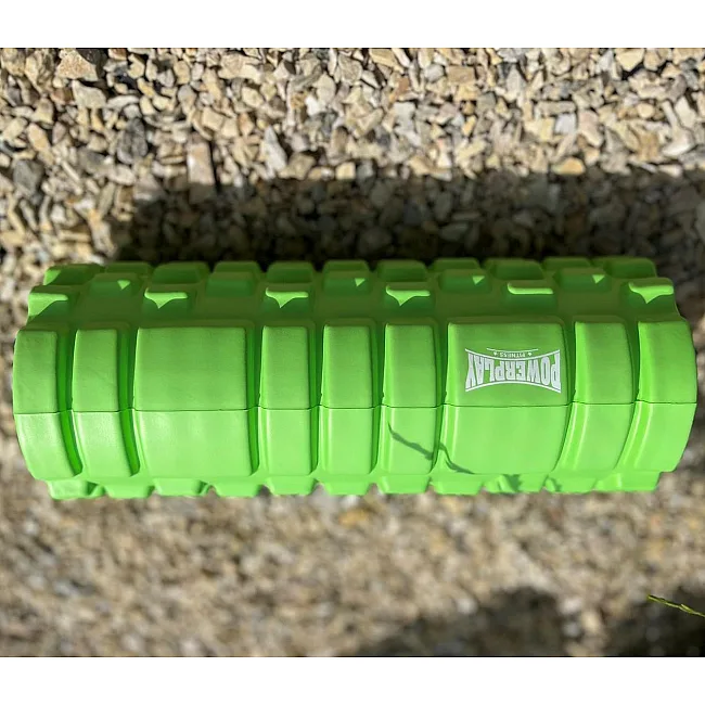 Масажний ролик (роллер) PowerPlay 4025 Massage Roller Зелений (33x14см.)