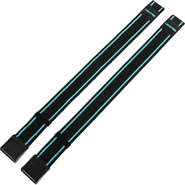 Ленты для тренировок бицепса BFR ремни Kaatsu OCCLUSION BANDS LiveUp LP8096 2шт