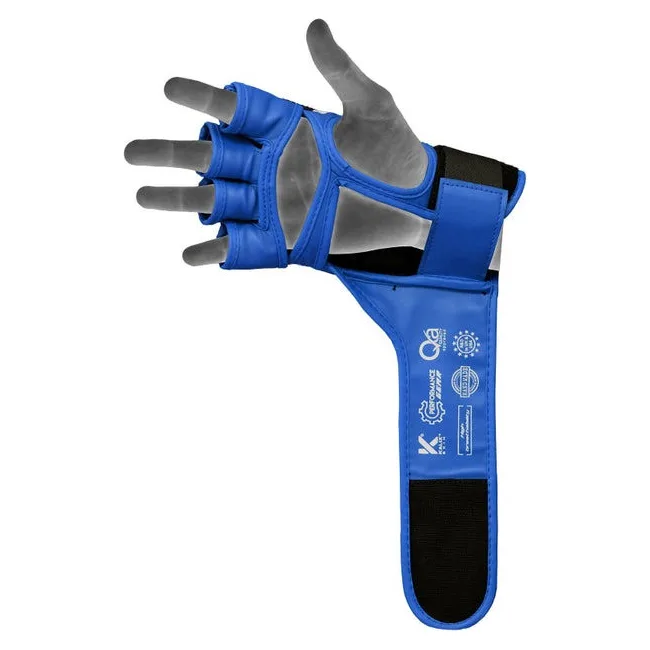 Рукавиці для ММА RDX AURA PLUS T-17 Blue/Black (капа у комплекті)