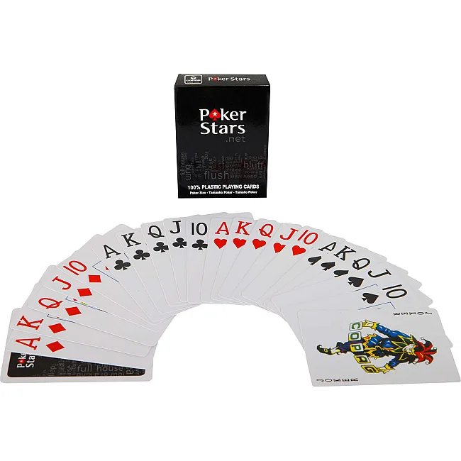 Игральные карты
 пластиковые SP-SPORT
 POKER Stars 8018 54 карты