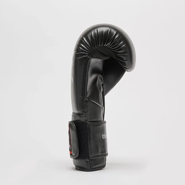 Боксерские перчатки Leone GN383 THUNDER Black (капу в комплекте)