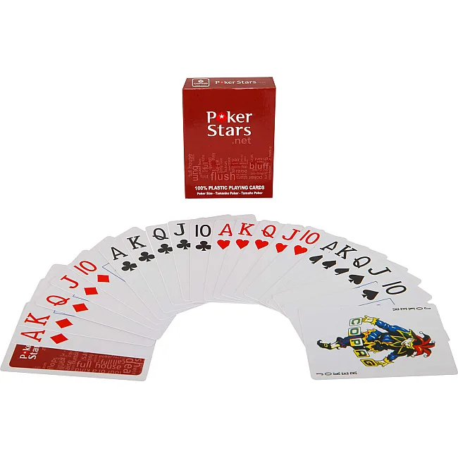 Игральные карты
 пластиковые SP-SPORT
 POKER Stars 8018 54 карты