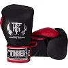 Перчатки для бокса кожаные TOP KING Reborn TKBGRB 8-16унций (Черный-синий)