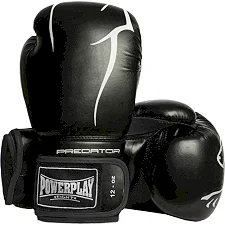 Боксерские перчатки PowerPlay 3018 Jaguar Черные
