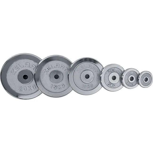 Блины диски хромированные ZELART
 TA-7786-1_25 31мм 1,25кг хром