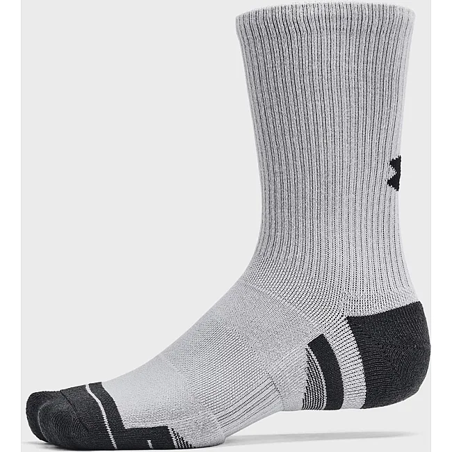 Шкарпетки UNDER ARMOUR Unisex Perf Tech 6pk Crew чорний, сірий, білий