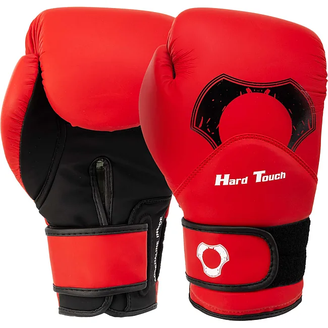 Перчатки для бокса PU HARD TOUCH BO-7375 (Красный)