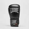 Боксерские перчатки Leone GN383 THUNDER Black (капу в комплекте)