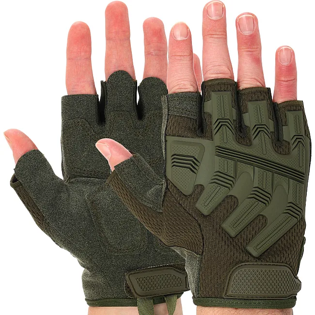 Тактические перчатки
 без пальцев
 SP-SPORT

 BC-8808 (Оливковый)
