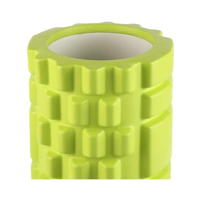 Масажний ролик (роллер) PowerPlay 4025 Massage Roller Зелений (33x14см.)