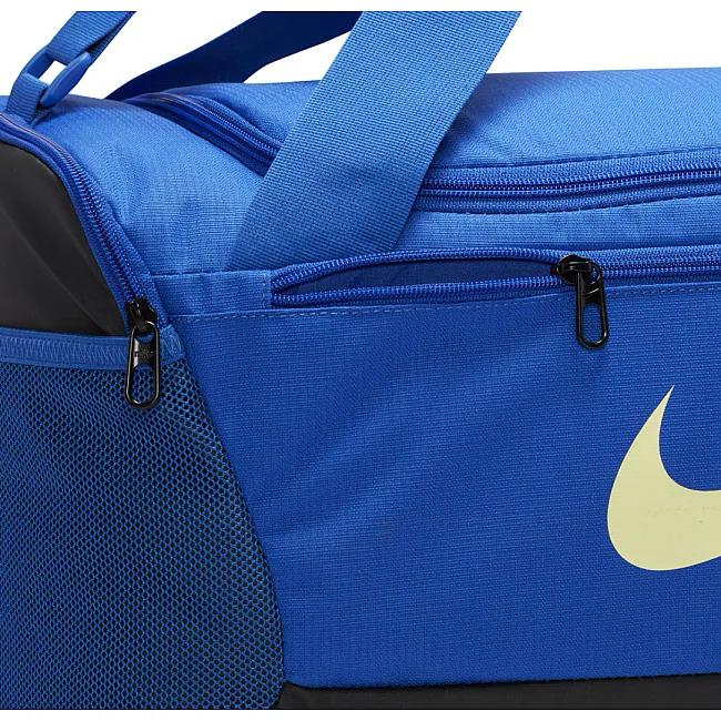 Сумка спортивная Nike NK BRSLA S DUFF - 9.5 черный 41L, синий 51x28х28 см