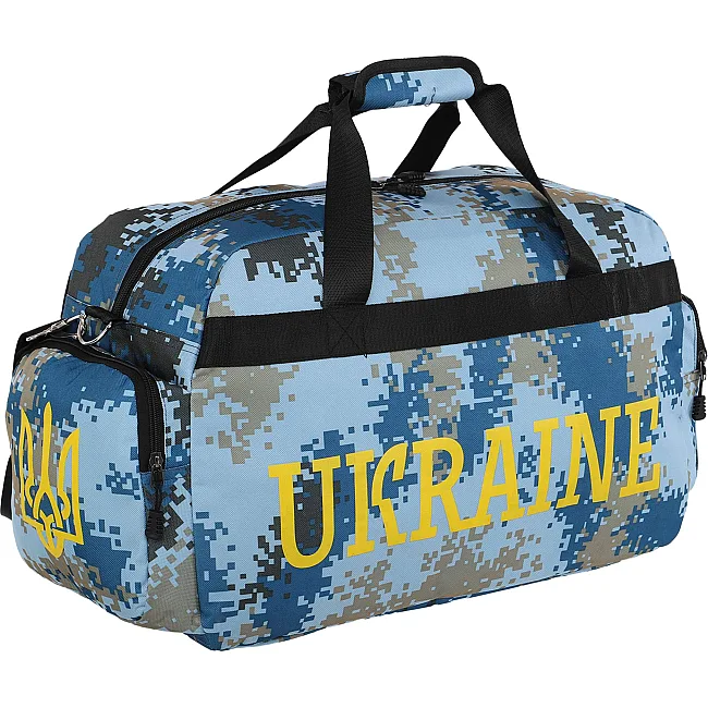 Спортивна сумка UKRAINE GA-819-UKR (Камуфляж Digital Urban)