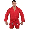 Комплект для самбо куртка шорты и пояс FISTRAGE VL-5579 130-180см (Красный)