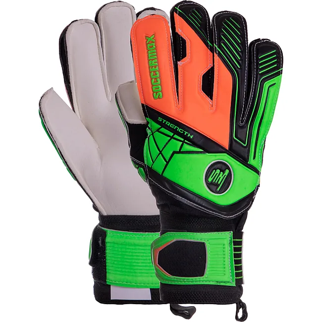 Вратарские перчатки
 профессиональные с защитой пальцев SOCCERMAX GK-009
 7-11