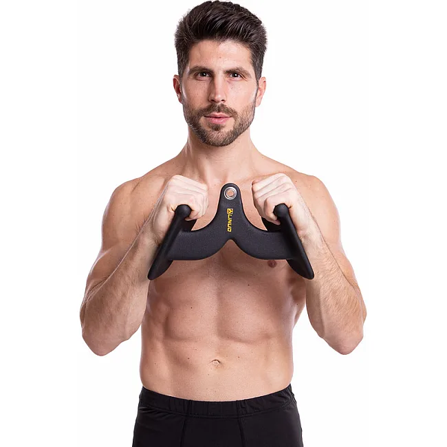 Рукоятка для тяги з вузьким хватом
 V-Bar нековзне покриття LINUO FITNESS SC-3704-31 31см