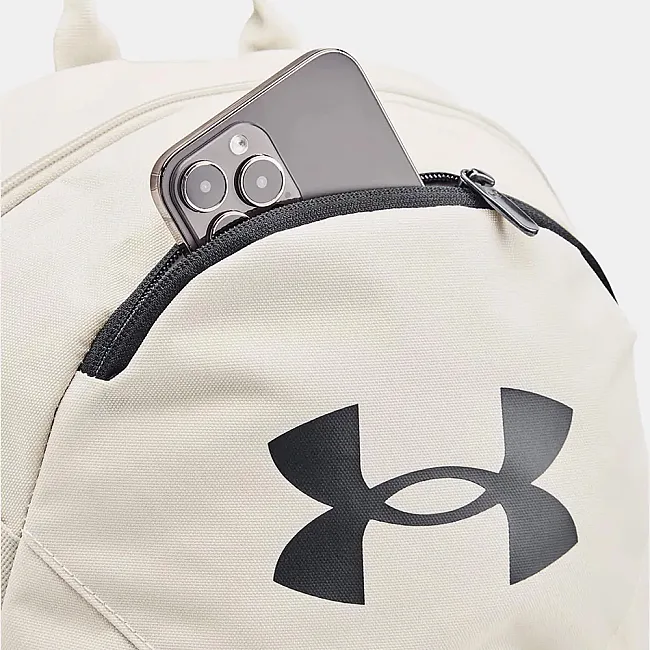 Спортивный рюкзак UNDER ARMOUR Hustle Lite 24L бежевый 30,5x18x46 см