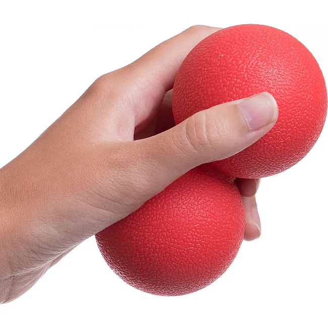 Мяч массажный двойной для МФР и самомассажа Duoball ZELART
 FI-8234 ø6см (Зеленый)