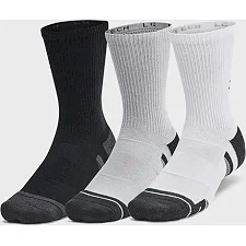 Шкарпетки UNDER ARMOUR Unisex Perf Tech 6pk Crew чорний, сірий, білий