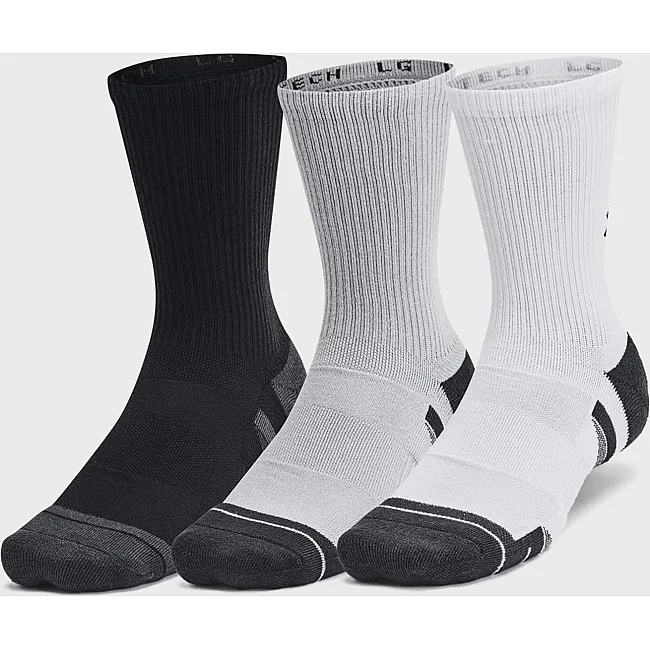 Шкарпетки UNDER ARMOUR Unisex Perf Tech 6pk Crew чорний, сірий, білий