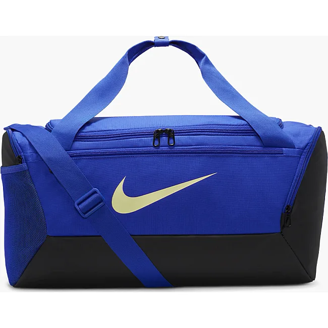 Сумка спортивная Nike NK BRSLA S DUFF - 9.5 черный 41L, синий 51x28х28 см