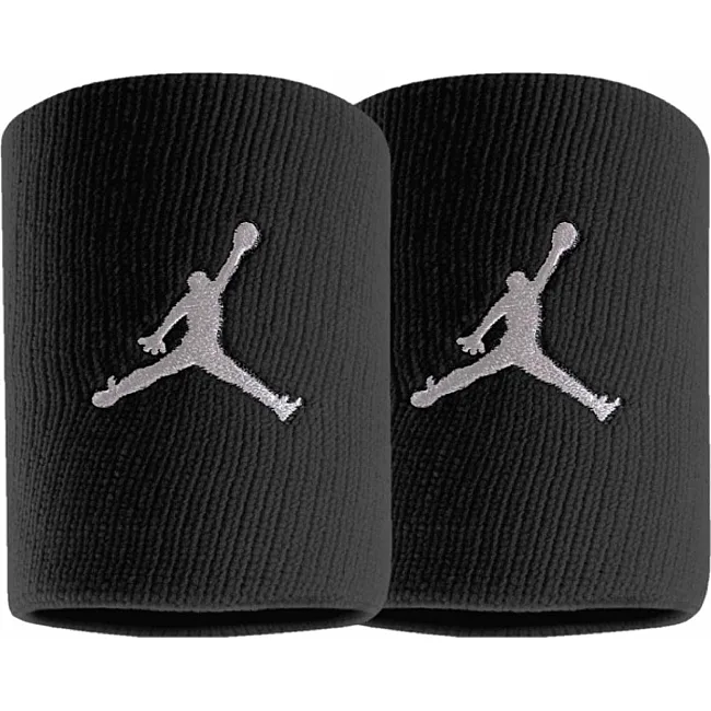 Напульсник Nike JORDAN JUMPMAN WRISTBANDS 2PK BLACK/WHITE OSFM черный OSFM