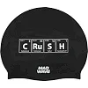 Шапочка для бассейна
 силиконовая для взрослых MADWAVE
 CRUSH M055318 (Черный)
