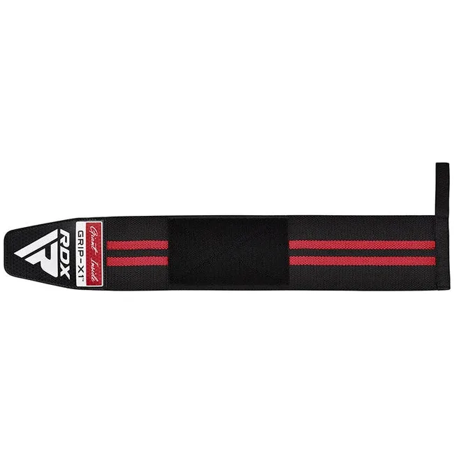 Бинти для зап'ясть (кистьові бинти) RDX GYM WRIST WRAP R11 BLACK/RED