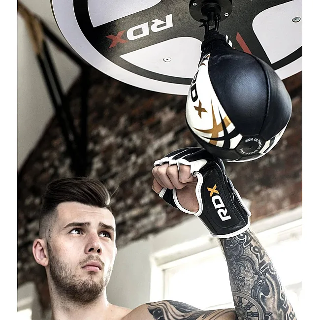 Пневмогрушь боксерская RDX 2Y Boxing Speed Ball Leather Multi White/Red