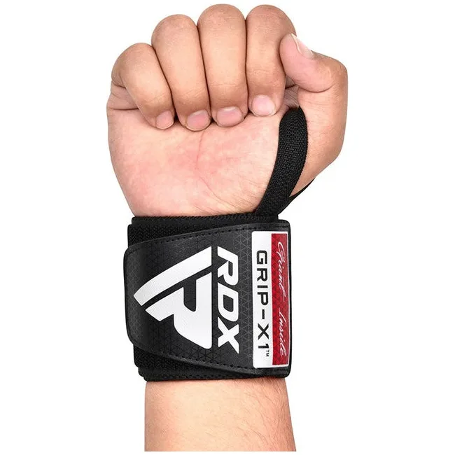 Бинти для зап'ясть (кистьові бинти) RDX GYM WRIST WRAP R11 BLACK/RED