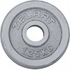 Блины диски хромированные ZELART
 TA-7786-1_25 31мм 1,25кг хром