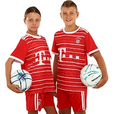 Футбольна форма дитяча із символікою клубу BAYERN MUNCHEN домашня 2023 SP-SPORT CO-7186 (Червоний)