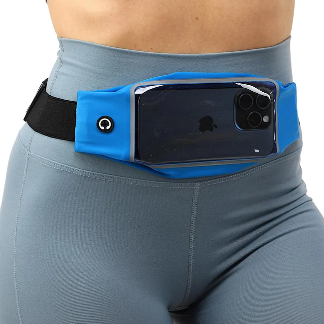 Сумка на пояс спортивная для бега с сенсорным экраном RUNNING WAISTPACK SP-SPORT GA-506 (Синий)