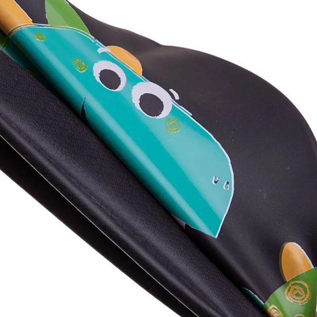 Шапочка для басейну
 силіконова юніорська MADWAVE
 Junior DINO M057916 (Жовтий)
